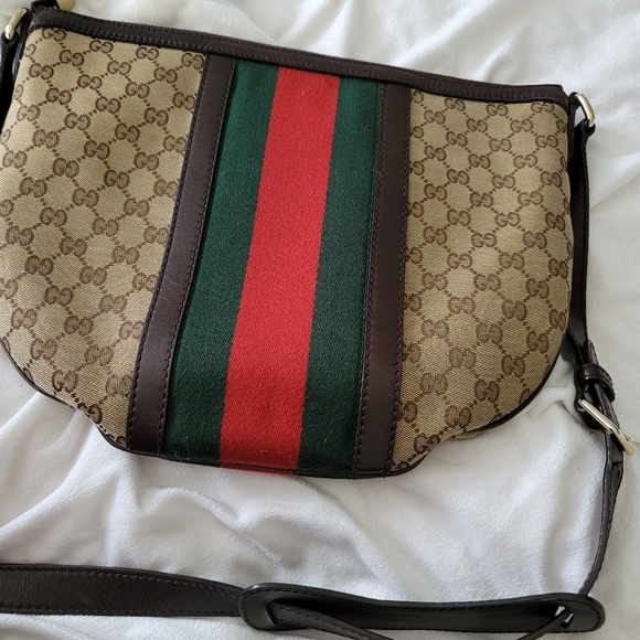 Gucci messenger red stripe AUTHENTIC! - Picture 2 of 16